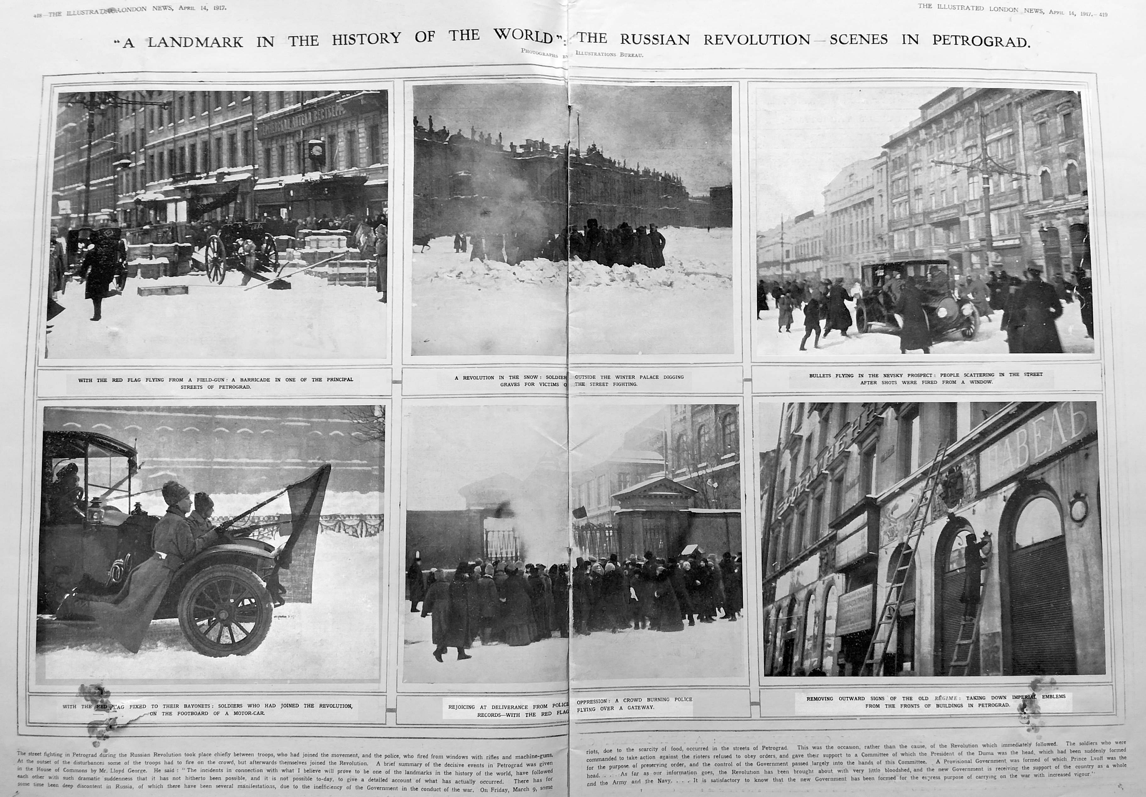 scenes from Petrograd
